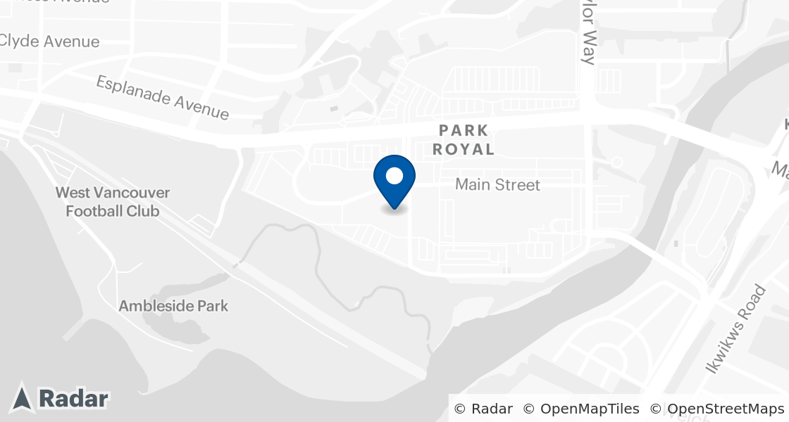 Map of Dairy Queen Location:: F5-2002 PARK ROYAL S, WEST VANCOUVER, BC, V7T 2W4